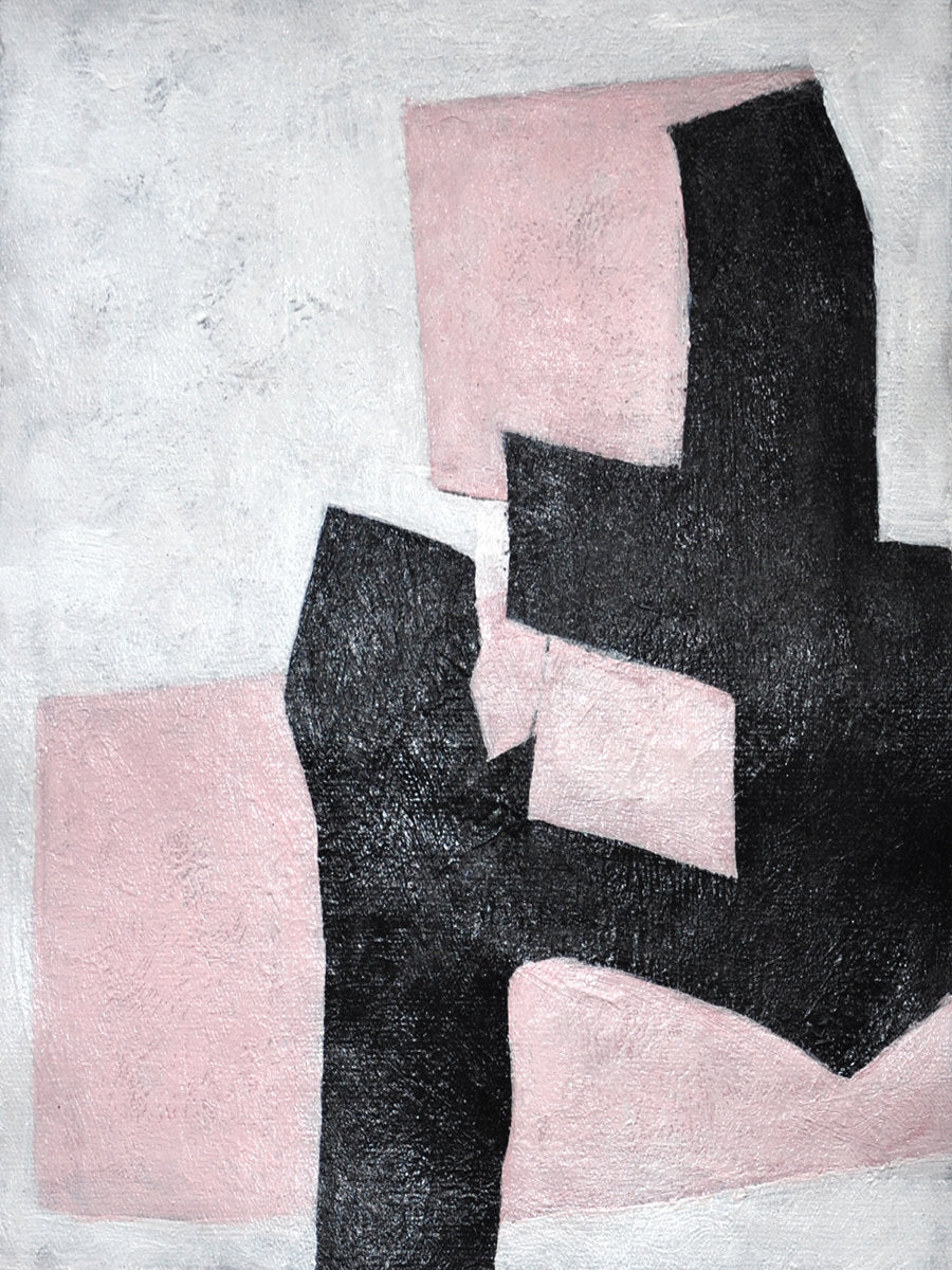 Black and Pink Wall Art