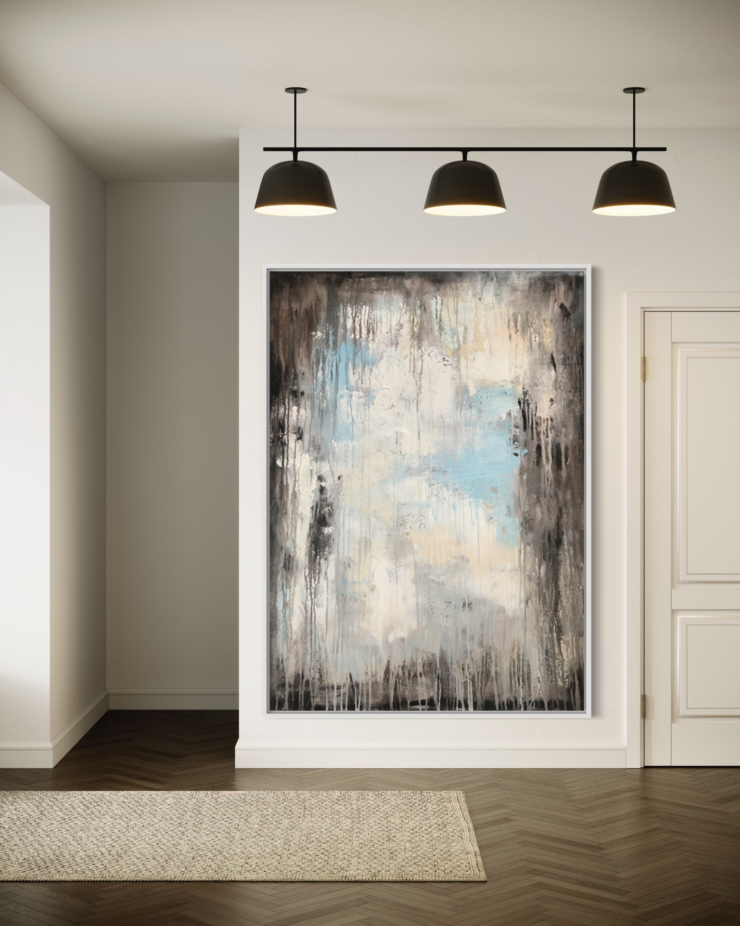 Gefallene Regentropfen