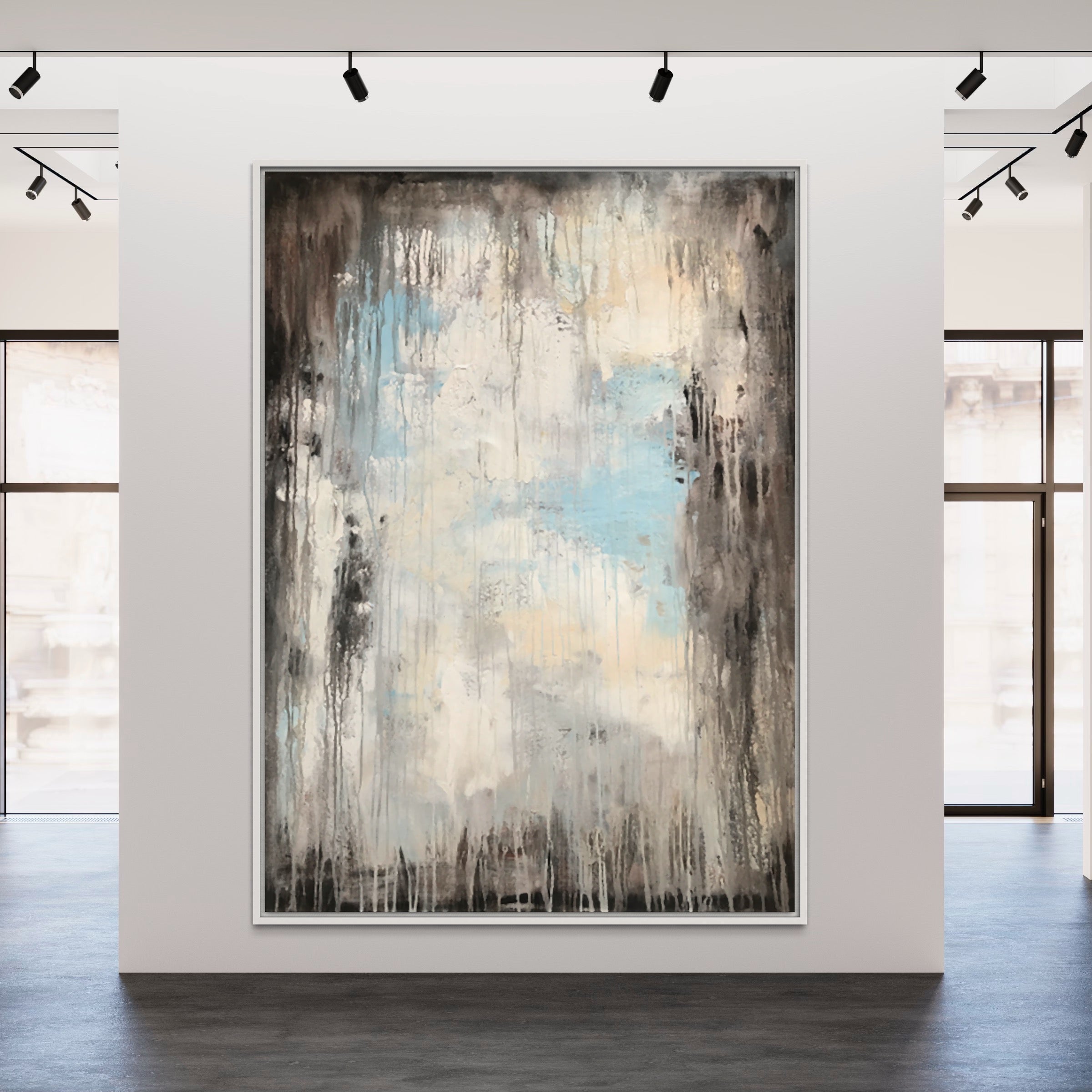 Gefallene Regentropfen