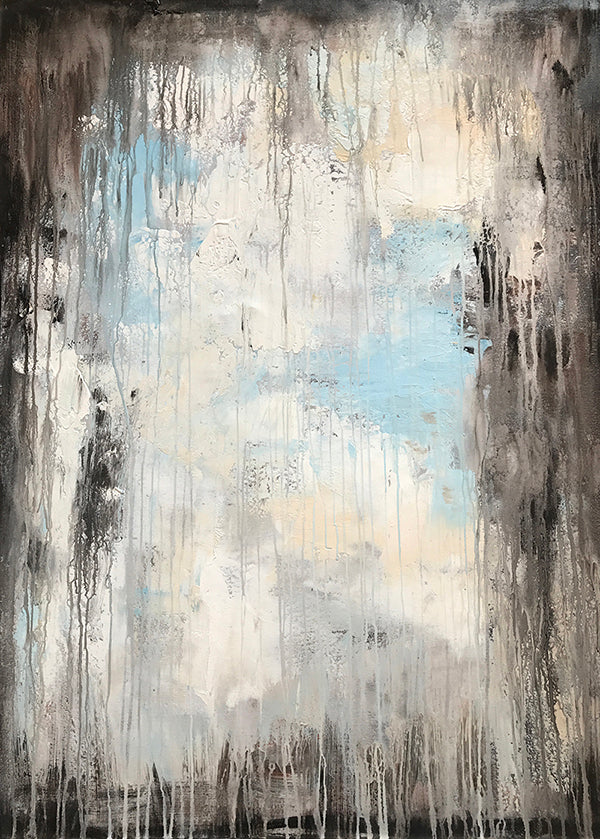 Gefallene Regentropfen