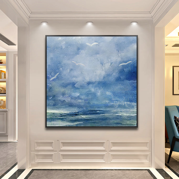 Mächtiger blauer Tag